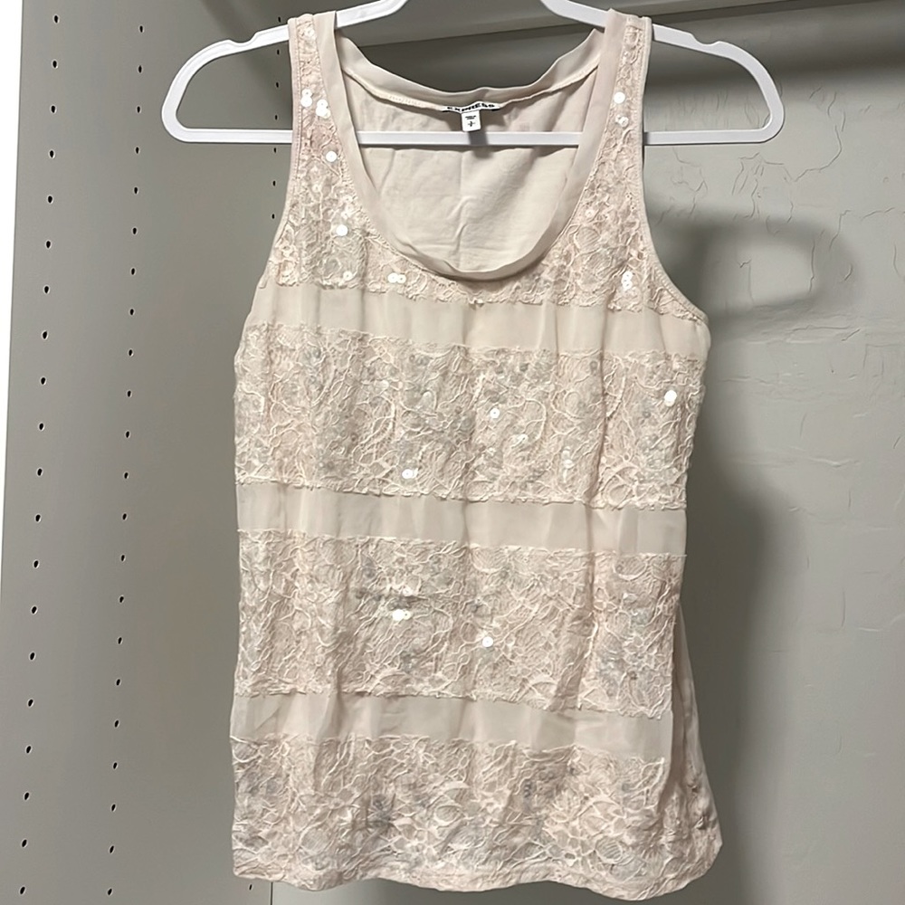 Sequin Express Tank Top - Sparkle and Style!